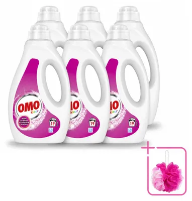 Produktbild von 6 x OMO Flüssigwaschmittel Color - 950 ml - Sparpackung - 6 Stücke