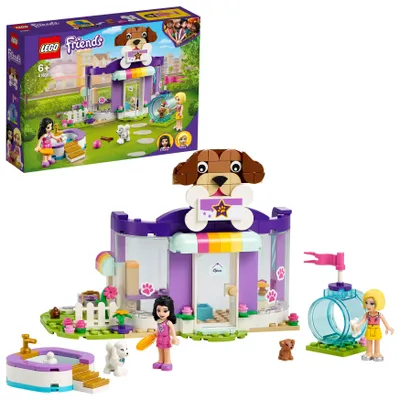 Produktbild von LEGO 41691 Friends Hundetagespflege Spielset, Emmas Hundepflege und Welpen-Spielplatz
