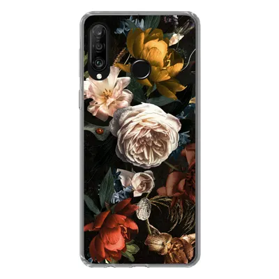 Produktbild von MuchoWow® Handyhülle Schutzhülle Hülle für Huawei P30 Lite Blumen - Natur - Muster Silikon Softcase Handy Hülle - Handyhülle