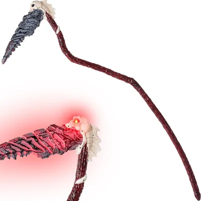 Productafbeelding van Lichtgevend Sensensensensenman - LED-imitatie - Sikkel-speelgoedaccessoire voor Halloween-kostuumfeestjes