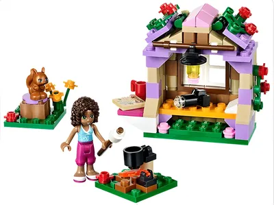Produktbild von LEGO Friends Andreas Berghütte 41031