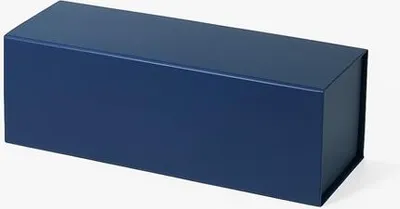 Produktbild von Magnetische Geschenkbox für Wein, dunkelblau, 325 x 110 x 105 mm (Außenmaße)
