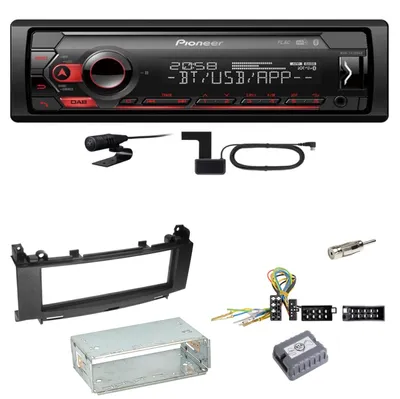 Produktbild von Pioneer MVH-S420DAB DAB+ AUX MP3 USB Einbauset für Mercedes A B Klasse W245 W169