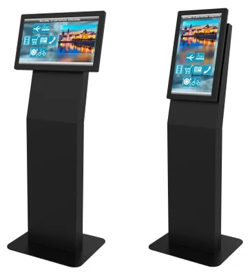 Immagine prodotto di Peerless-AV KIP522-EUK - Chiosco verticale/paesaggio per display da 15″ a 32″, nero