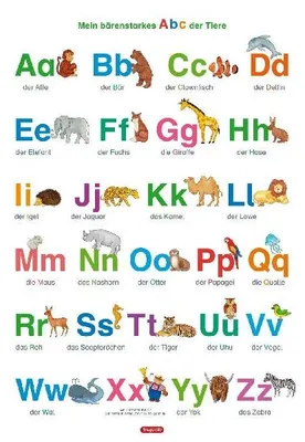Produktbild von Lernposter. Mein bärenstarkes Abc der Tiere