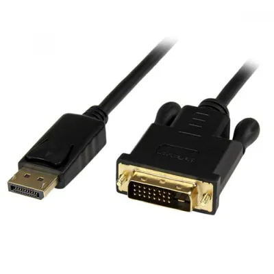 Produktbild von StarTech.com 90cm Aktives DisplayPort auf DVI Kabel - DP zu DVI 1920x1200 - Schwarz, 0,9 m, DisplayPort, DVI-D, Männlich, Männlich, Gerade