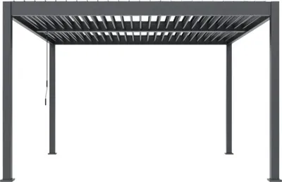 Obrázok produktu pre Bioklimatická pergola Rojaplast Intro Duo volně stojaca 4x4 m hliník