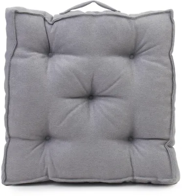 Produktbild von Gözze Boxkissen Darco (gefüllt) silber 40x40x7 cm