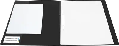Produktbild von HERMA 19487, Konventioneller Dateiordner, A4, Polypropylen (PP), Schwarz, Porträt, 240 mm
