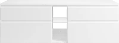 Produktbild von Badezimmerschrank unter Waschbecken - Weiß - 150 cm - MAGDALENA II
