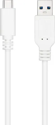 Immagine prodotto di Cavo USB-C a USB NANOCABLE 10.01.4001-W Bianco 1 m