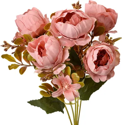 Produktbild von Clayre & Eef Kunstblume 34 cm Rosa Kunststoff
