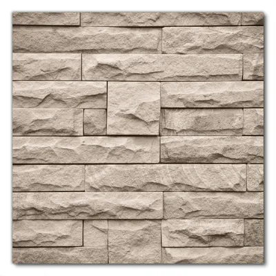 Produktbild von Wallario selbstklebende Möbelfolie/ Tischdecke für Innen und Außen, Größe: 80 x 80 cm - Steinwand grau-braun