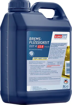 Produktbild von EUROLUB Bremsflüssigkeit DOT4 LS.6 5 Liter