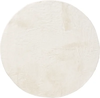 Immagine prodotto di Tappeto in Pelliccia sintetica Interiyou Fargo Cream, rotondo, ø 200 cm