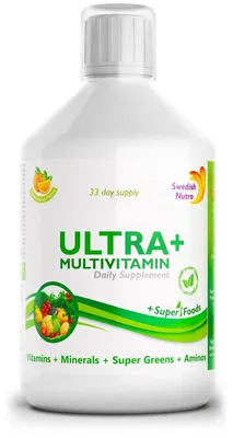 Produktbild von Ultra+ – Vitamine + Mineralstoffe + Grüntee-Mischung + Kollagen /500 ml/