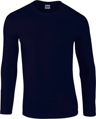 Immagine prodotto di Gildan 64400 | Maglietta Softstyle a maniche lunghe da uomo - Colore: Navy - Taglia: XL