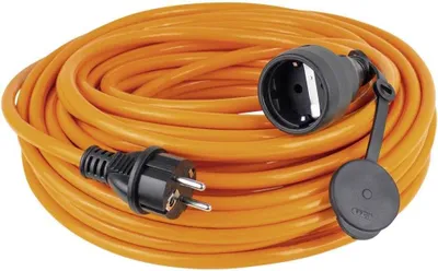 Produktbild von Schwabe Verlängerungskabel, 5 Meter, H07BQ-F, 3G1,5, Schutzart IP44