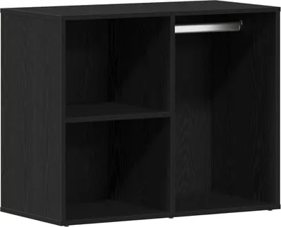 Produktbild von Kosmetikschrank mit Regal Schwarz Eichen-Optik 80 x 40 x 65 cm