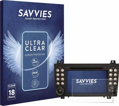 Produktbild von 18x Für Erisin ES8940S 7" Schutzfolie Savvies Displayschutz Display Schutz Folie Klar Transparent