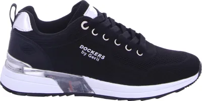 Produktbild von Dockers Damen Schnürschuhe 32822-37, 32822-38, 32822-39, 32822-40, 32822-41, 32822-42 DOK-50ZI205-701 schwarz/silber 39