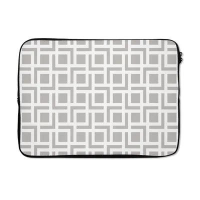 Produktbild von MuchoWow® Laptop Hülle 13 Zoll Gestaltung - Linie - Muster Laptoptasche - Laptophülle - Sleeve - Rundumschutz
