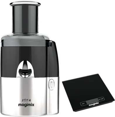 Obrázek produktu pro Magimix | ELM18083 Multifunkční odšťavňovač Juice Expert 4 | matný chrom a černá barva