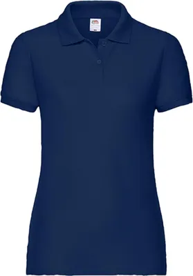 Produktbild von Fruit of the Loom 63-212-0 | Lady-Fit 65/35 Damen Poloshirt - Farbe: Navy - Größe: XL
