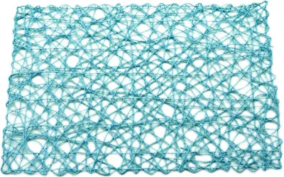 Zdjęcie produktu dla 6-częściowa podkładka pod talerz 45 x 30 cm w nowoczesnym stylu - praktyczna i dekoracyjna niebieska