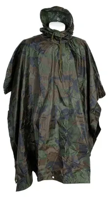 Productafbeelding van Fostex Poncho Zwaar Woodland - camouflage Groen - 100% Nylon