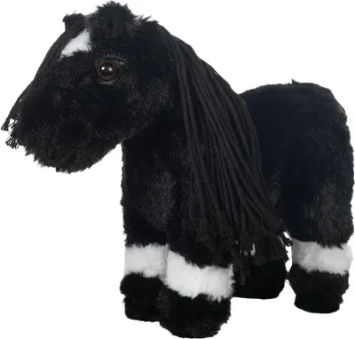 Image de HKM Cuddle Pony poulain , Couleur:noir
