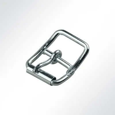 Produktbild von Lysel Doppelrollschnalle verzinkt, (BxL) 22x38mm in Grau (100 Stück)