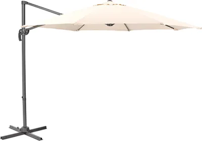 Produktbild von SVITA Sonnenschirm Garten Ampelschirm Outdoor 360° Schirm Alu drehbar kippbar Beige