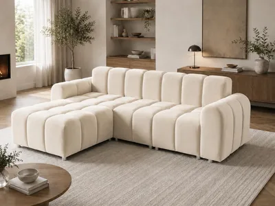 Produktbild von FURMEB 24 modernes Ecksofa MILO linke Seite 255 x 170 cm Magic Velvet 2250