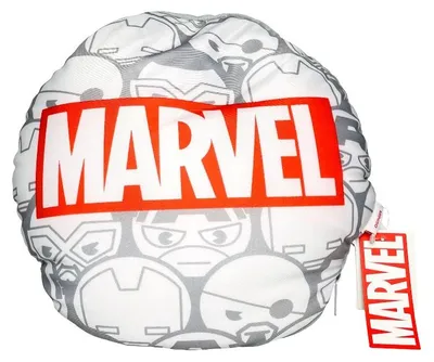 Produktbild von Marvel 2in1 Reisekissen Nackenkissen 30x25 cm Spider-Man Hulk Avengers Marvel