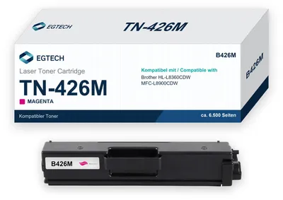 Produktbild von Toner kompatibel mit Brother TN-426M Magenta HL-L8360CDW MFC-L8900CDW