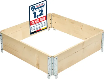 Produktbild von Garronda Holzaufsatzrahmen für Palette Aufbewahrungskiste aus Holz Hochbeete Holzkiste