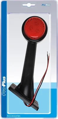 Produktbild von Umrissleuchte 12/24V rot/weiß/bernstein 166x193mm LED rechts im Blister