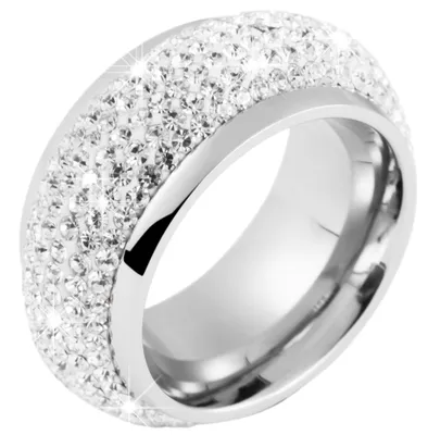 Produktbild von Akzent Damen-Ring aus Edelstahl