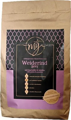 Produktbild von My Trockenfutter Weiderind mit Kartoffeln und Kürbis 10kg mÿ kaltgepresst für Hunde / Hundefutter