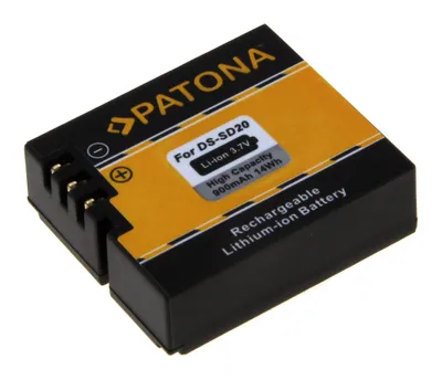 Immagine prodotto di Aku Rollei DS-SD20 900mAh agli ioni di litio