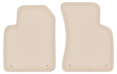 Produktbild von DURBAN Beige Velours-Fußmatten vorne für Audi TT I 8N Cabrio, Roadster, Coupé (1998-2006)