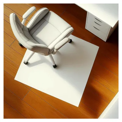 Produktbild von Bodenschutzmatte 120x100 cm für Bürostühle, personalisierbar, rutschfest und kratzfest
