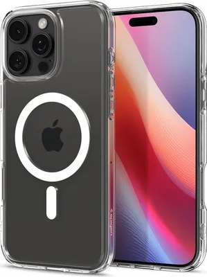 Zdjęcie produktu dla Spigen Ultra Hybrid MagFit, Pokrowiec, Apple, iPhone 16 Pro Max, 17,5 cm (6.9"), Przezroczysty, Biały