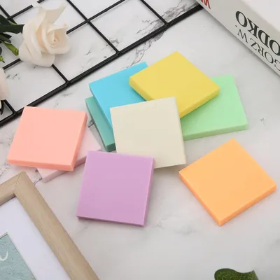 Produktbild von 9-teiliges Set bunte Stempelblöcke zum Selbermachen – Bastelbedarf für Handstempel, 5 x 5 x 0,8 cm