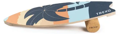 Balance-Board-Set 3-in-1 mit Korkrolle und Matte 88x32 cm