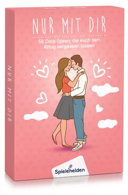 Produktbild von Nur mit dir Kartenspiel für Paare 55 liebevolle Date-Ideen  Hochzeitsgeschenk