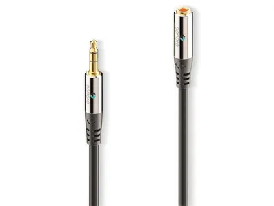 Zdjęcie produktu dla Przedłużacz jack SONERO, 3,5 mm, 15 m, czarny
