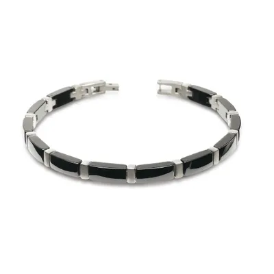 Produktbild von Boccia Damen Armband 0371-04 Titan Ceramic schwarz