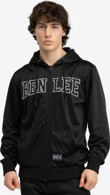 Produktbild von Herren Trainingsjacke mit Kapuze normale Passform DOYLE Black/White L BENLEE